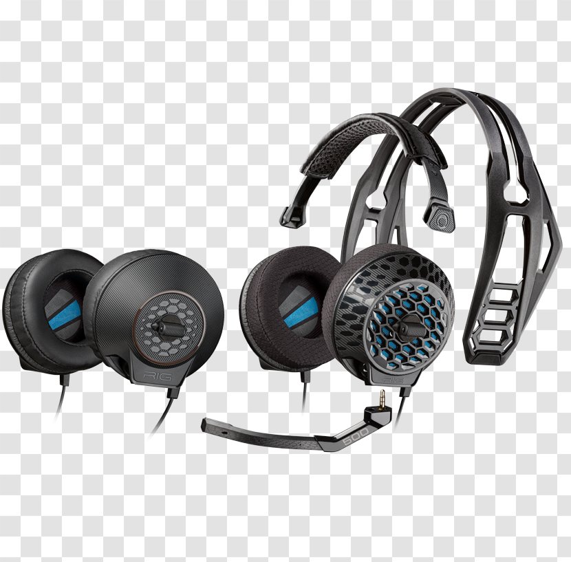 Plantronics RIG 500E 500HD Headphones Gaming Headset Like New / Headsets - Rig Flex Transparent PNG