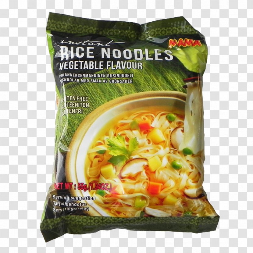 Vegetarian Cuisine Instant Noodle Tom Yum Rice Noodles Pasta Transparent PNG