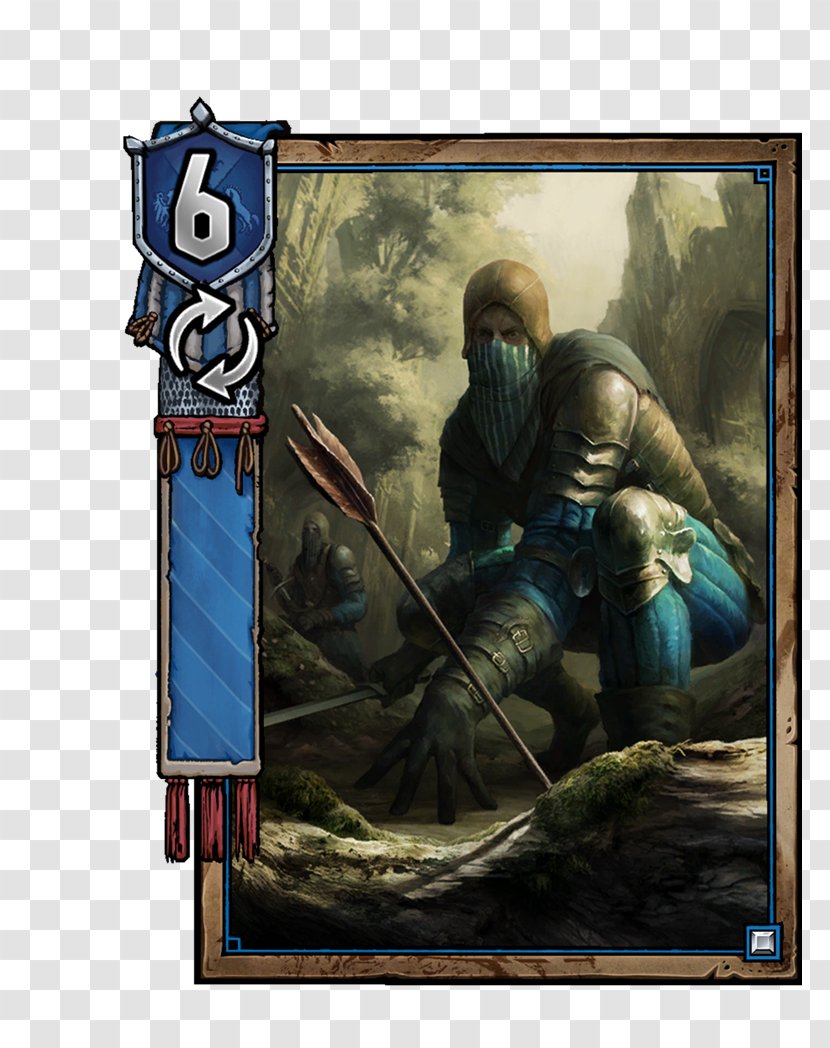 Gwent: The Witcher Card Game Infantry Geralt Of Rivia Commando - Magnetic Stripe Cards Transparent PNG