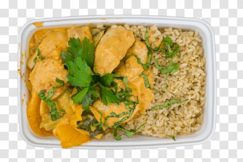 Red Curry Thai Fried Rice Pilaf Arroz Con Pollo - Chicken Transparent PNG
