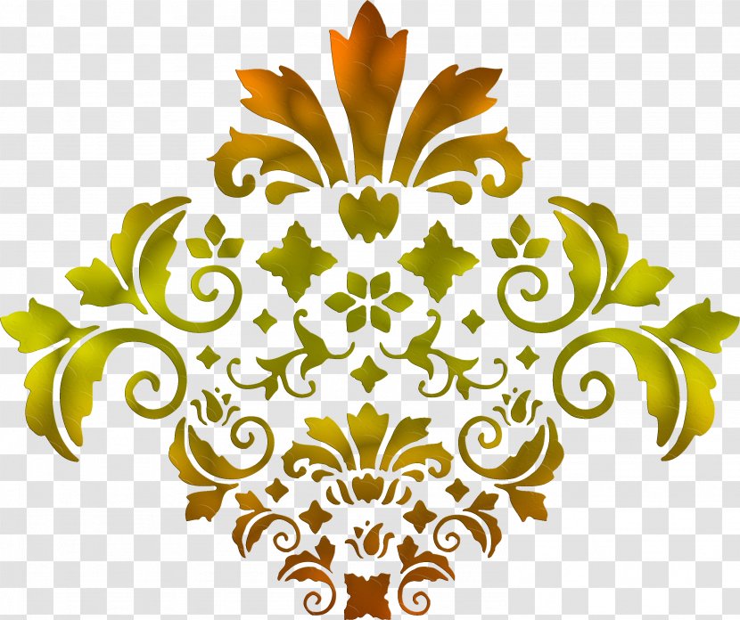 Stencil Graffiti Pattern - Flora - Vector Transparent PNG