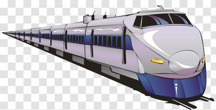 Train Rail Transport High-speed Clip Art TGV - Track - Electric Transparent PNG