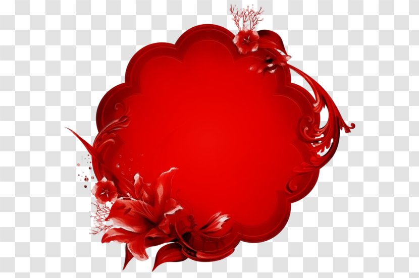 Valentines Day Heart - Red - Petal Plant Transparent PNG
