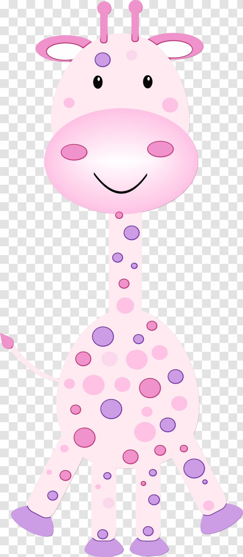 Baby Toys - Paint - Magenta Polka Dot Transparent PNG