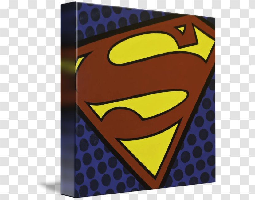 Gallery Wrap Canvas Cartoon Font - Fictional Character - Superman Frame Transparent PNG