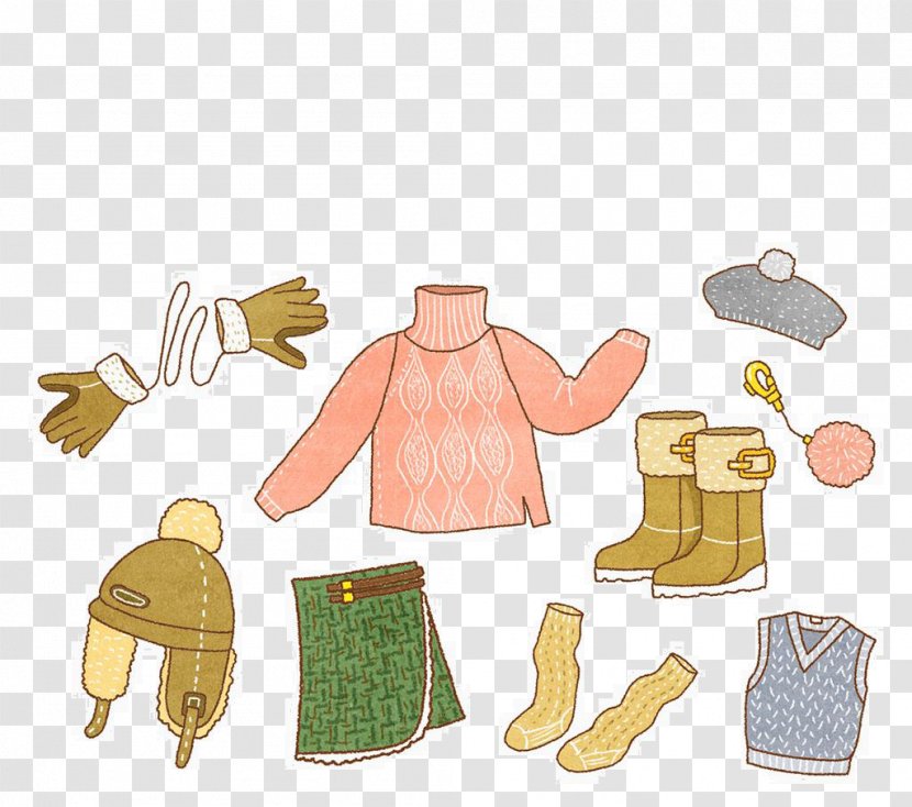 Winter Boot Sweater Computer File - Gratis - Painted Supplies Transparent PNG