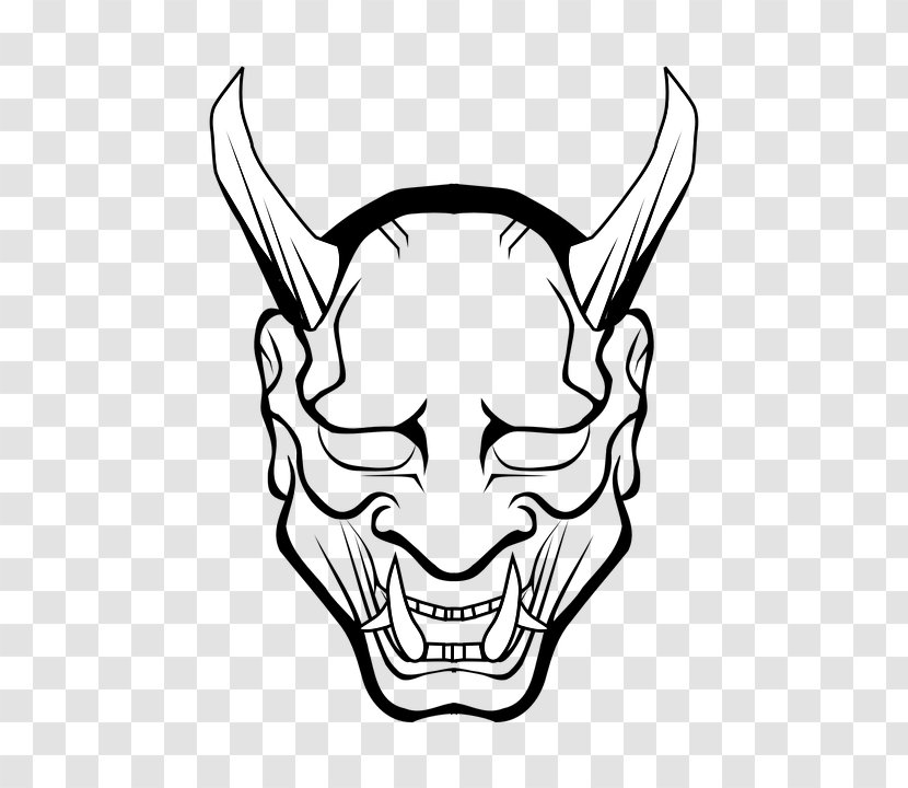 Devil Clip Art Drawing Lucifer Satan - Satanism - Dover Demon Mask Transparent PNG