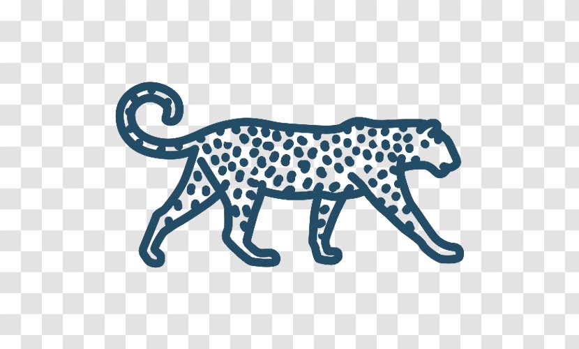 Indochinese Leopard Drawing Jaguar Clip Art - Big Cats Transparent PNG