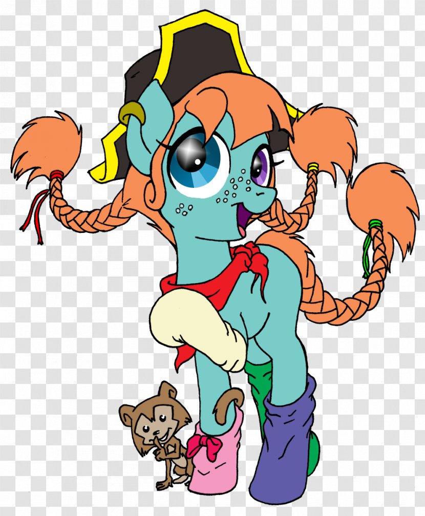 Pony Rainbow Dash Pippi Longstocking Applejack Fluttershy - Tree - Monkey Transparent PNG