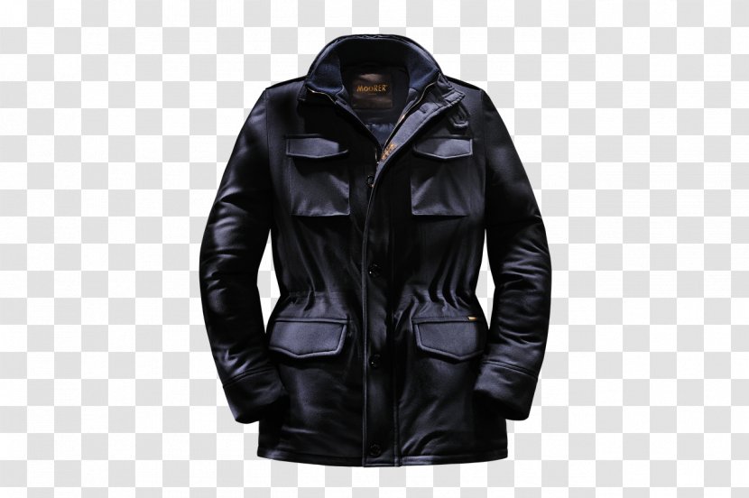 Leather Jacket Zipper Pocket Transparent PNG