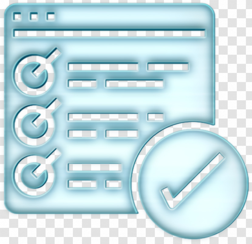 Web Development Icon Checklist Icon Transparent PNG