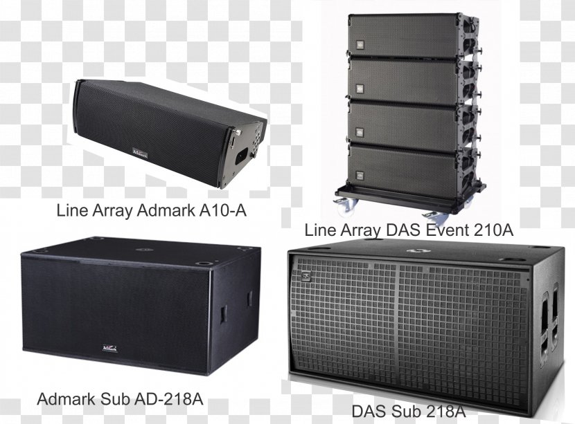 D.A.S Audio Event 208A Line Array Loudspeaker Public Address Systems Transparent PNG