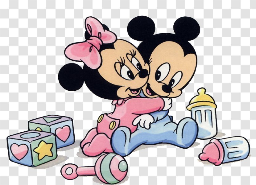 Valentine's Day Love Boyfriend Gift Baby Shower - Silhouette - Mickey Minnie Transparent PNG