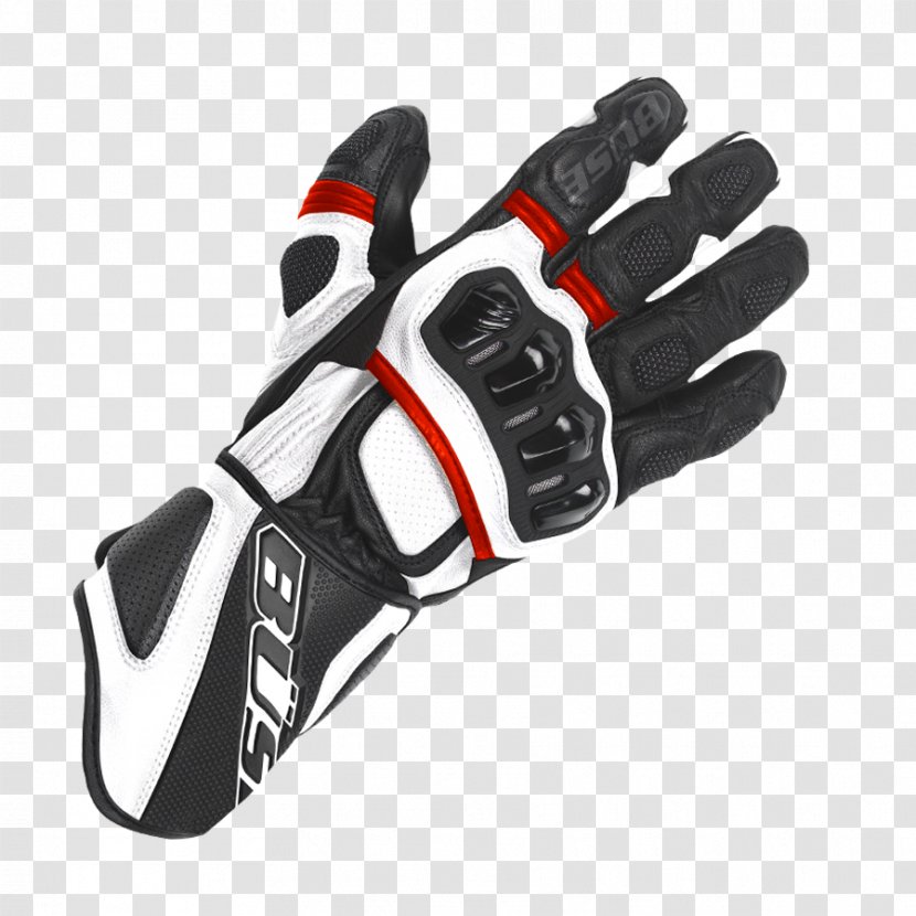 Lacrosse Glove Red White Clothing - Protective Gear In Sports - Safety Transparent PNG