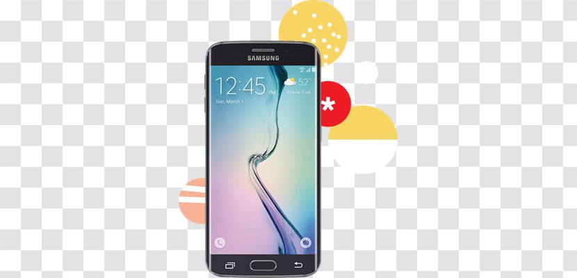 Samsung Galaxy S6 Edge Smartphone Android Transparent PNG