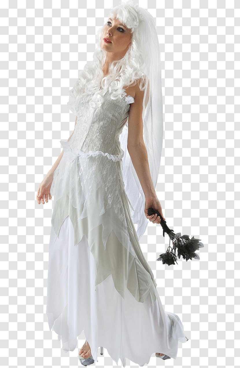 Halloween Costume Bride Dress Clothing - Flower - Victorian Witch Supplies Transparent PNG