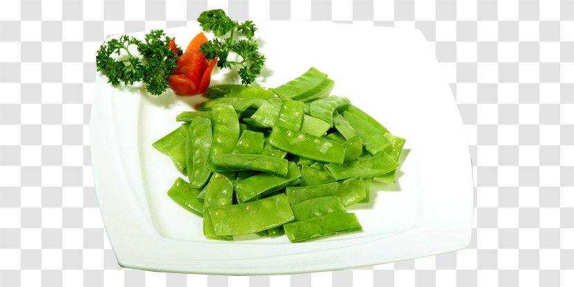 Snow Pea Vegetable Food Eating Blanching - Wakame - Fried Peas Transparent PNG