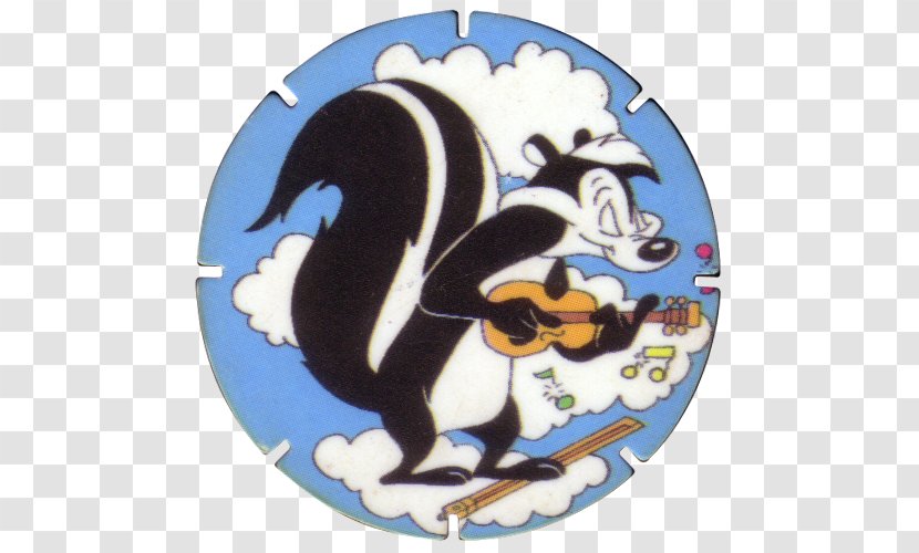Pepé Le Pew Tasmanian Devil Daffy Duck Tazos Looney Tunes - Christmas Ornament - Thinking Pepe Transparent PNG