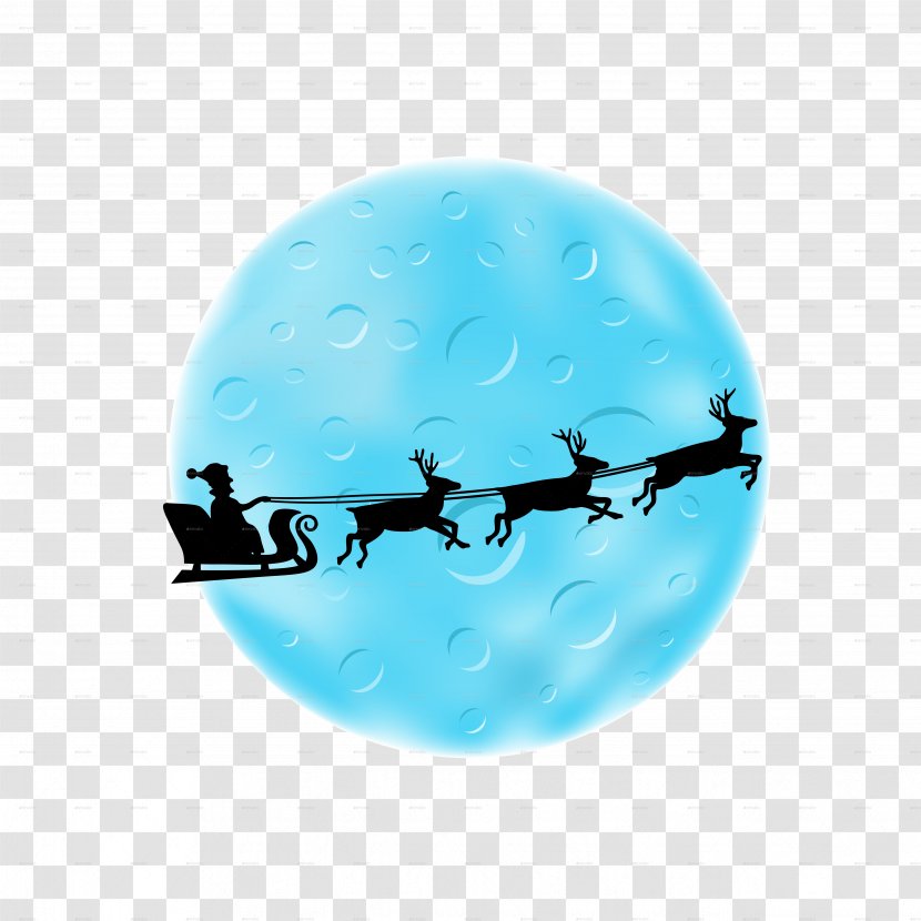 Santa Claus NORAD Tracks Reindeer Flight Flying - Blue Flyer Transparent PNG