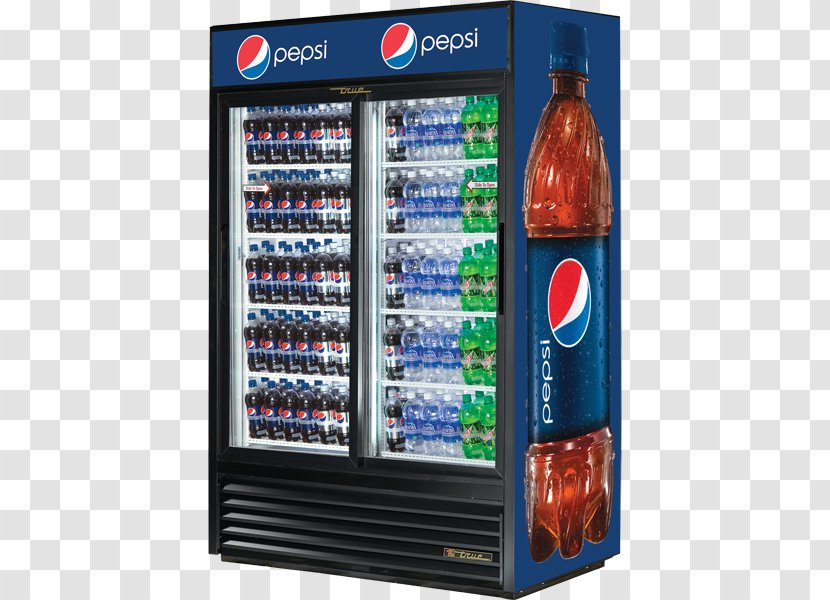 Pepsi Refrigerator Fizzy Drinks Cooler Transparent PNG