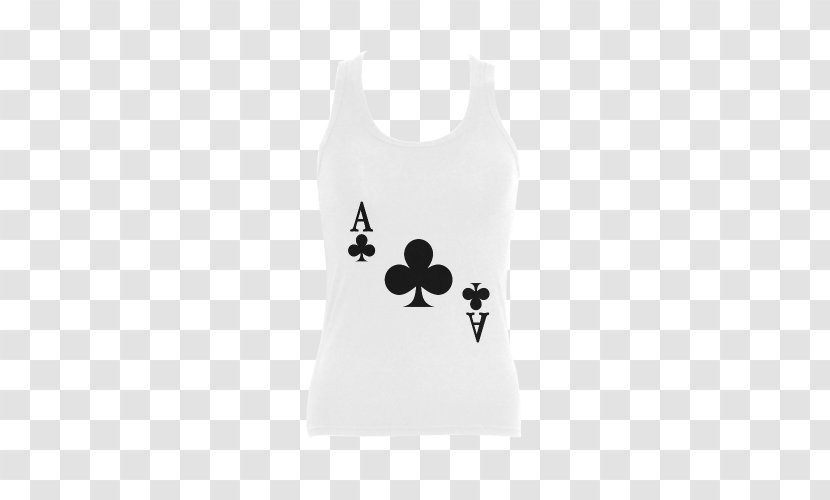 T-shirt Clothing Gilets Ace Of Spades Playing Card - Neck - Clubs Transparent PNG