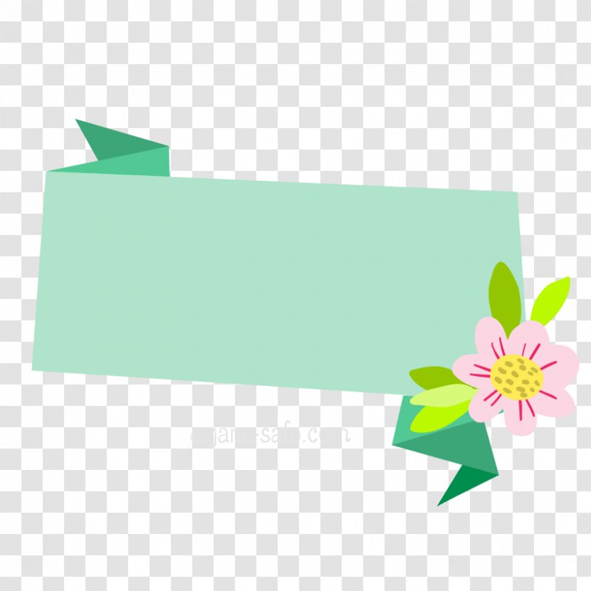 Paper Graphics Green Product Design Rectangle - Leaf - Handpainted Transparent PNG