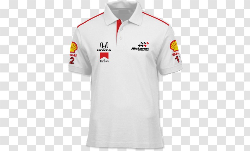 T-shirt Polo Shirt Clothing Crew Neck - Lacoste - Mclaren Transparent PNG