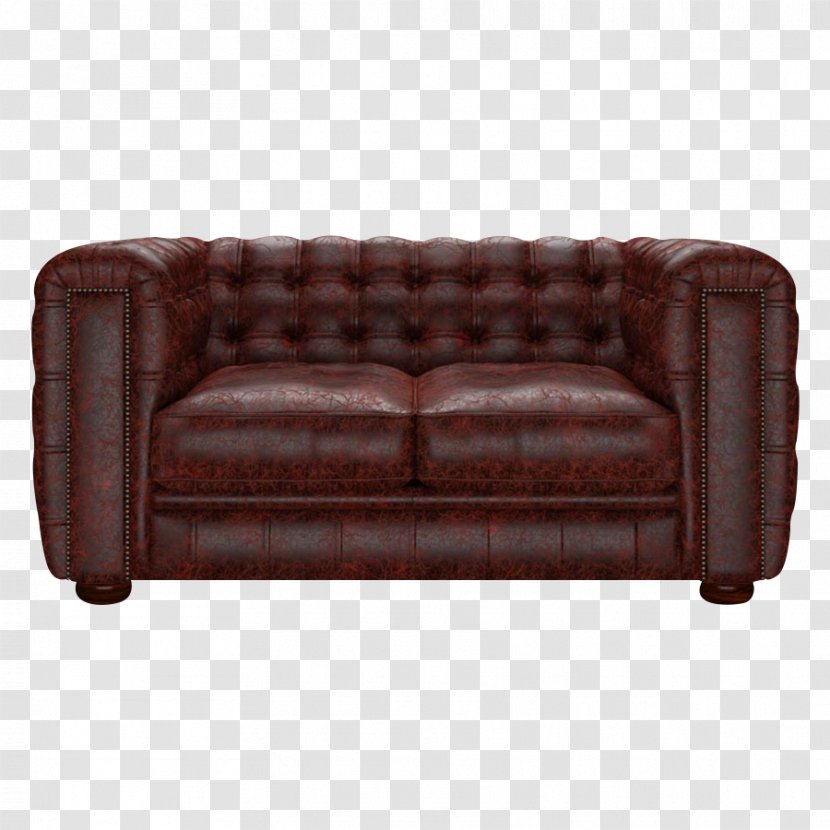 Leather Couch Club Chair Chesterfield - Village Transparent PNG