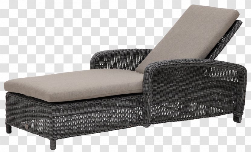 Garden Furniture Wicker Rattan Terrace - Chaise Longue - Pillow Transparent PNG