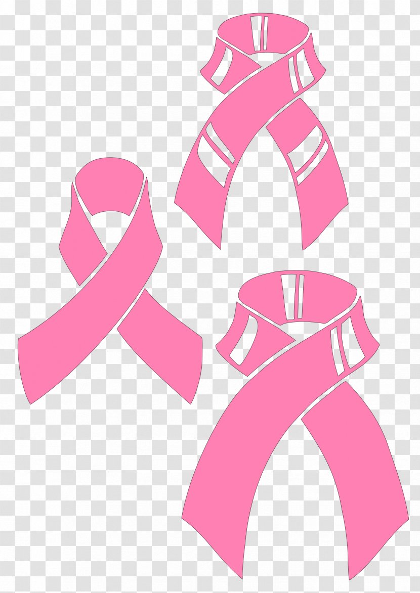 Pink Ribbon Awareness Clip Art - Sticker Transparent PNG