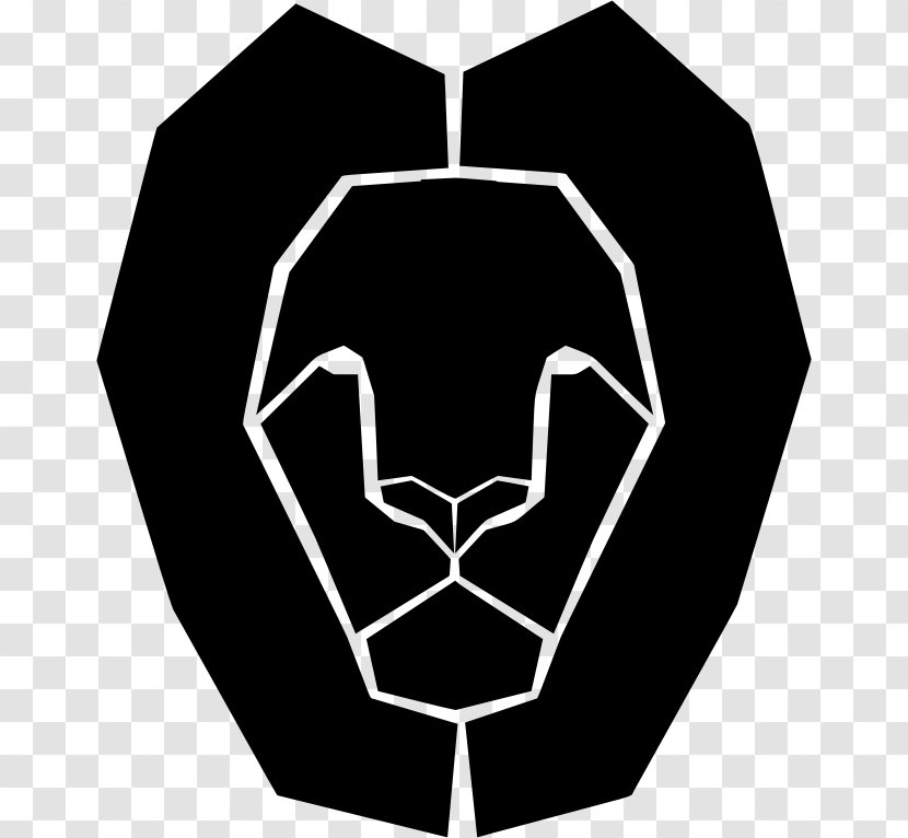 Lionhead Rabbit Logo Silhouette Clip Art - Black And White - Lion Transparent PNG