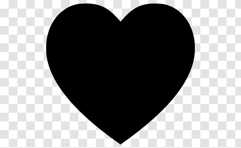 Silhouette Heart Clip Art - Cartoon - Romantic Love Transparent PNG
