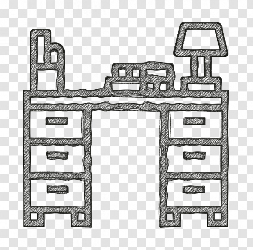 Cartoonist Icon Desk Icon Transparent PNG