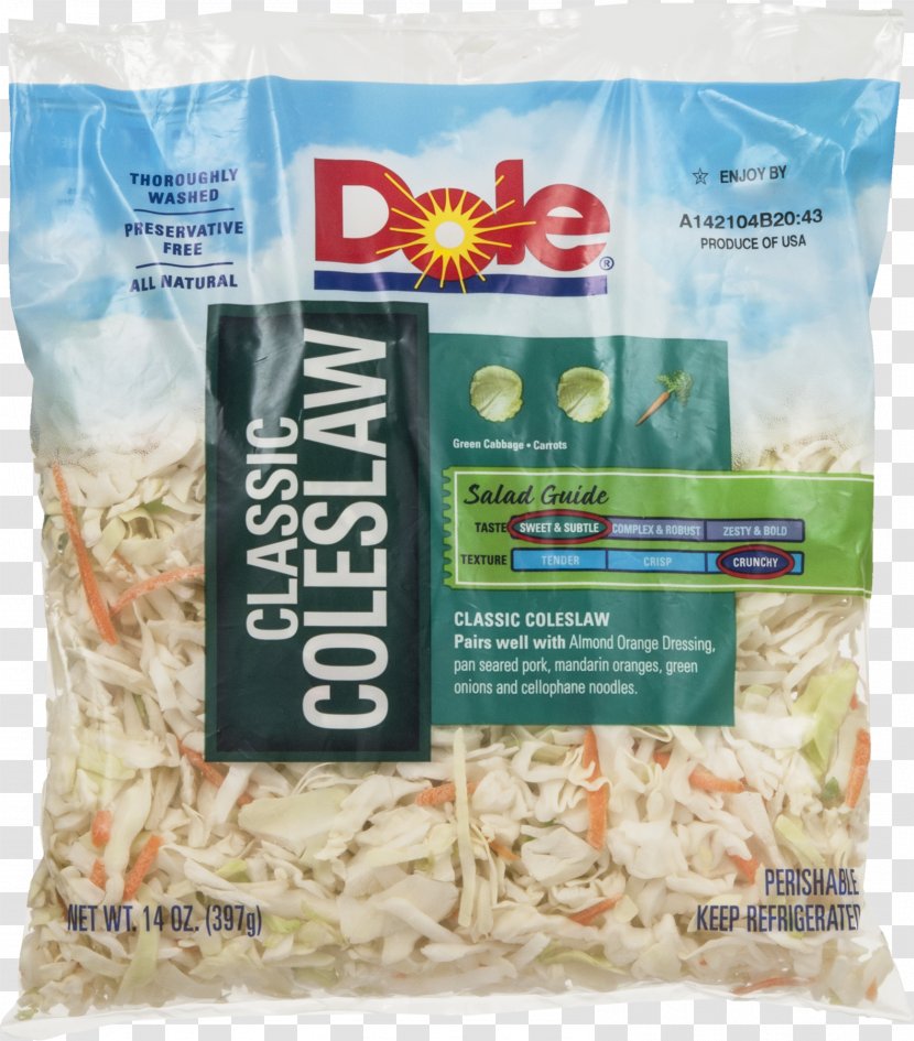 Coleslaw Broccoli Slaw Salad Dole Food Company - COLESLAW SALAD Transparent PNG