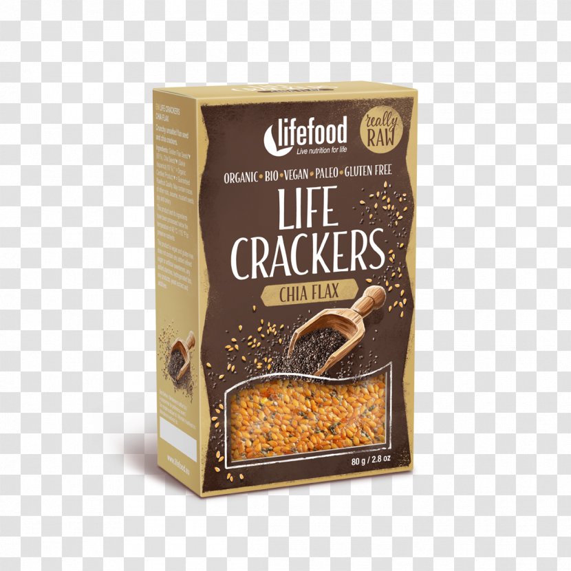 Organic Food Cracker Chia Bread - Hemp Transparent PNG