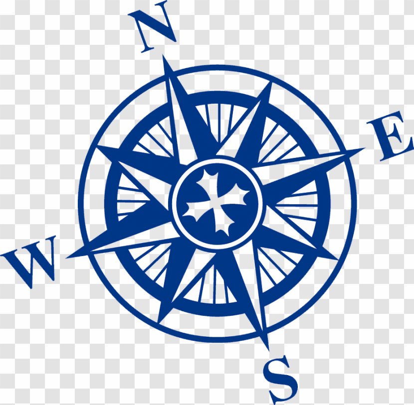 Compass Rose North Clip Art - Transparent Nautical Cliparts Transparent PNG