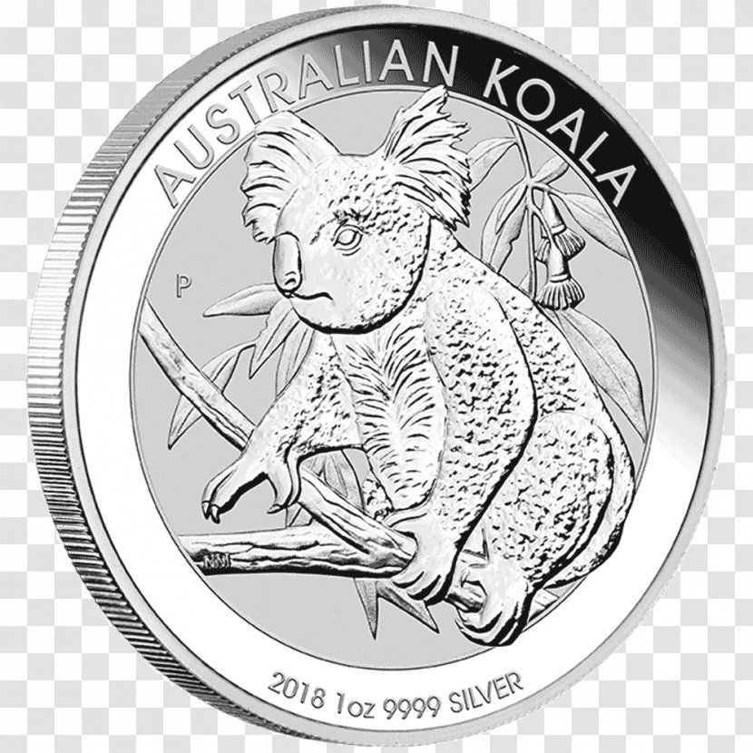 Perth Mint Koala Silver Coin Bullion Transparent PNG