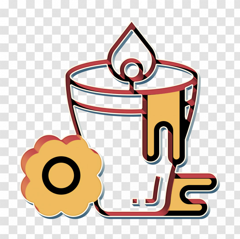Spa Element Icon Yoga Icon Candle Icon Transparent PNG