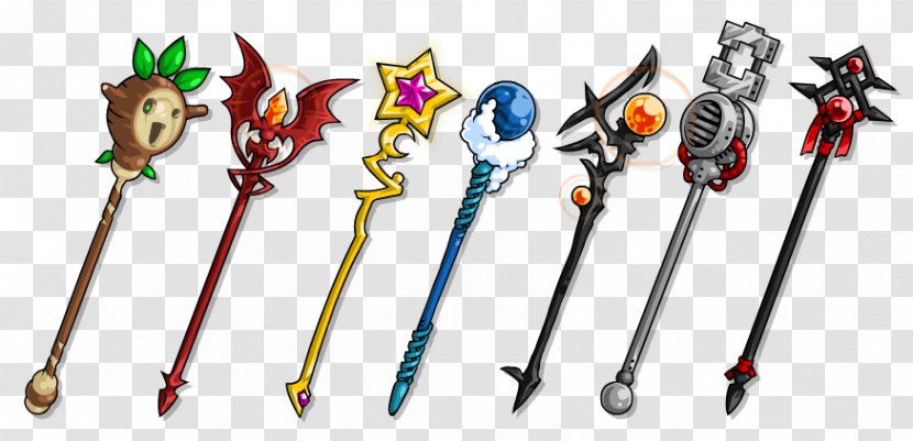 Weapon Magic Sword Witchcraft - Staff Transparent PNG
