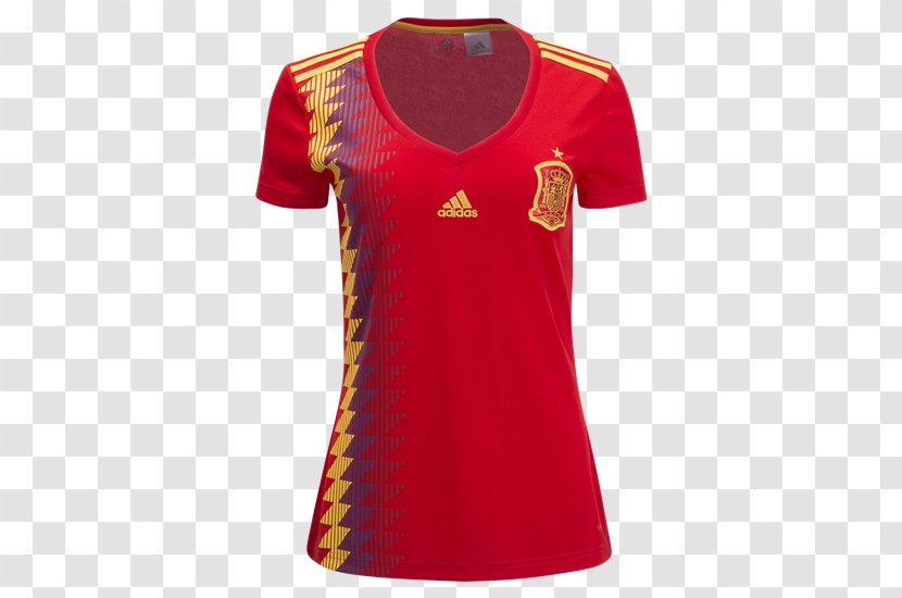 2018 World Cup Spain National Football Team Under-20 Jersey - Player Transparent PNG