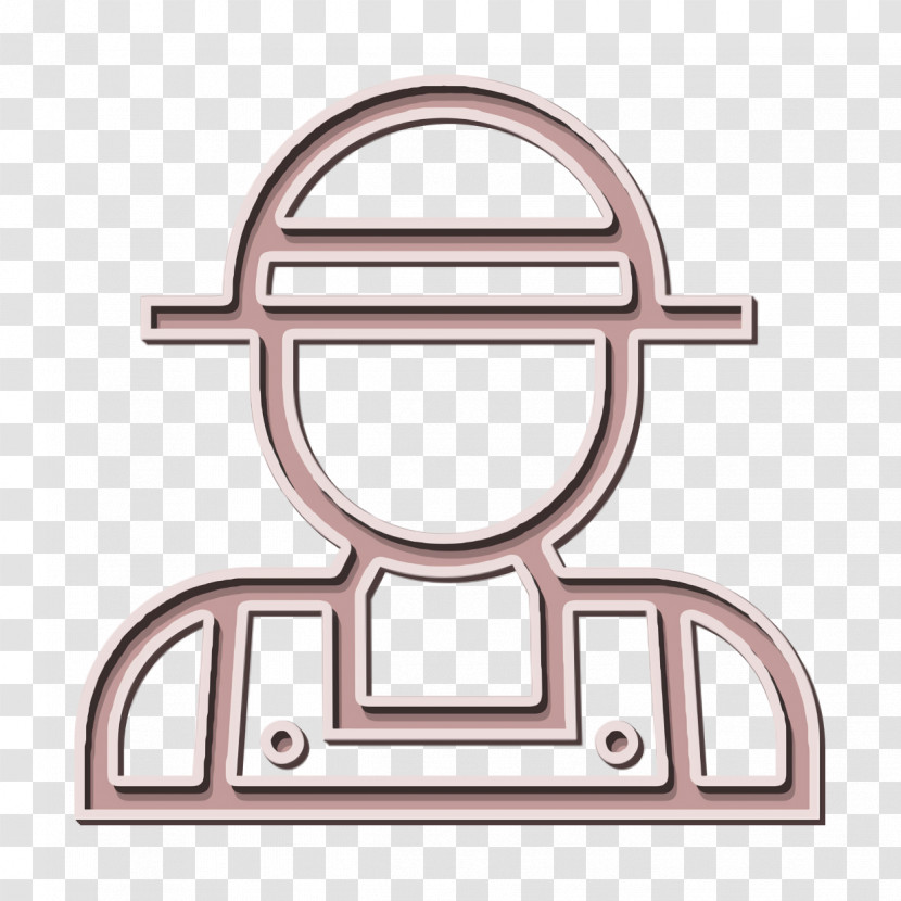 Professions And Jobs Icon Farming And Gardening Icon Farmer Icon Transparent PNG