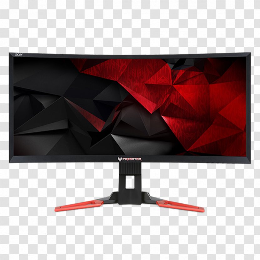 Predator Z35P X34 Curved Gaming Monitor Acer Z Computer Monitors 21:9 Aspect Ratio - Z35 Transparent PNG