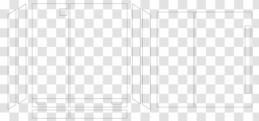 Paper Furniture Angle - Two-inch Template Transparent PNG
