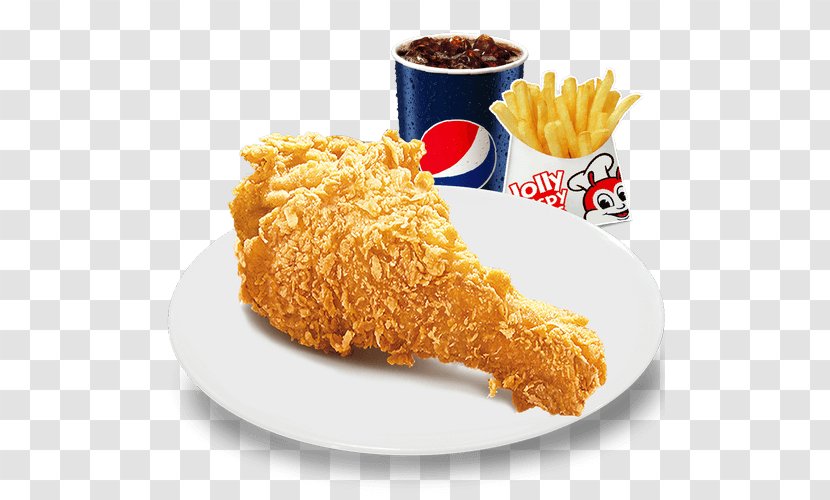 French Fries Crispy Fried Chicken Fizzy Drinks Nugget - Jollibee - Pepsi Tin Transparent PNG