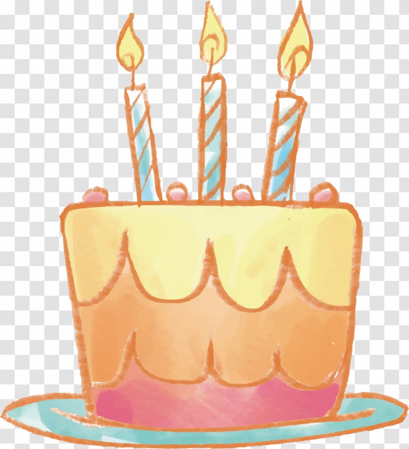 Birthday Cake - Card - Vector Transparent PNG