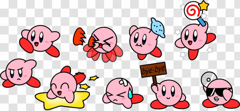 Kirby's Dream Land 2 Adventure Return To Collection - Cartoon - Silhouette Transparent PNG