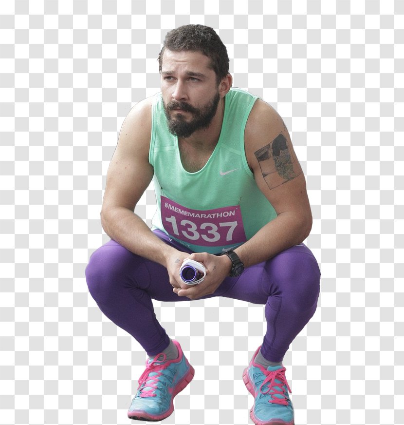 Shia LaBeouf T-shirt Sportswear Smile Suit - Neck - Labeouf Transparent PNG