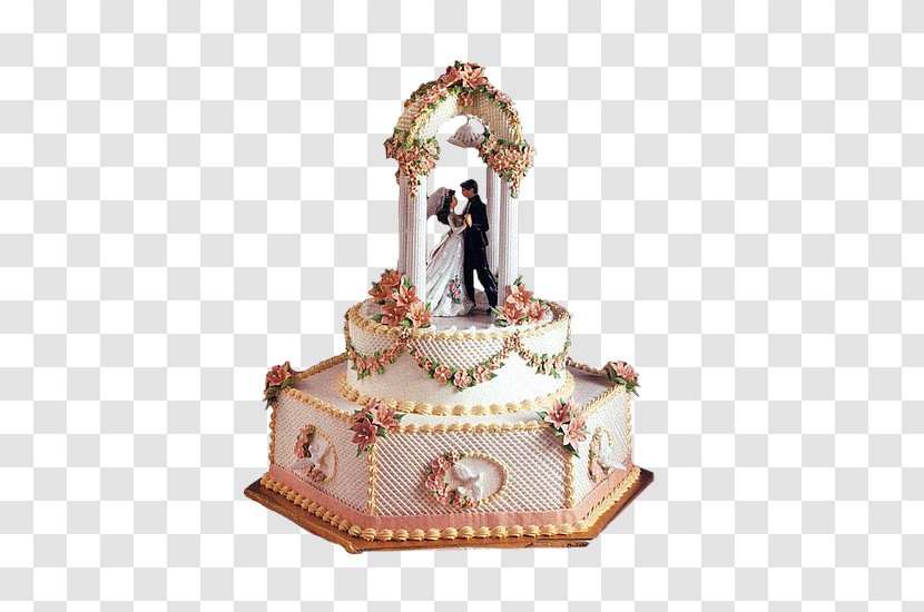 Wedding Cake Cupcake Icing Birthday - Baking - Cakes Transparent PNG