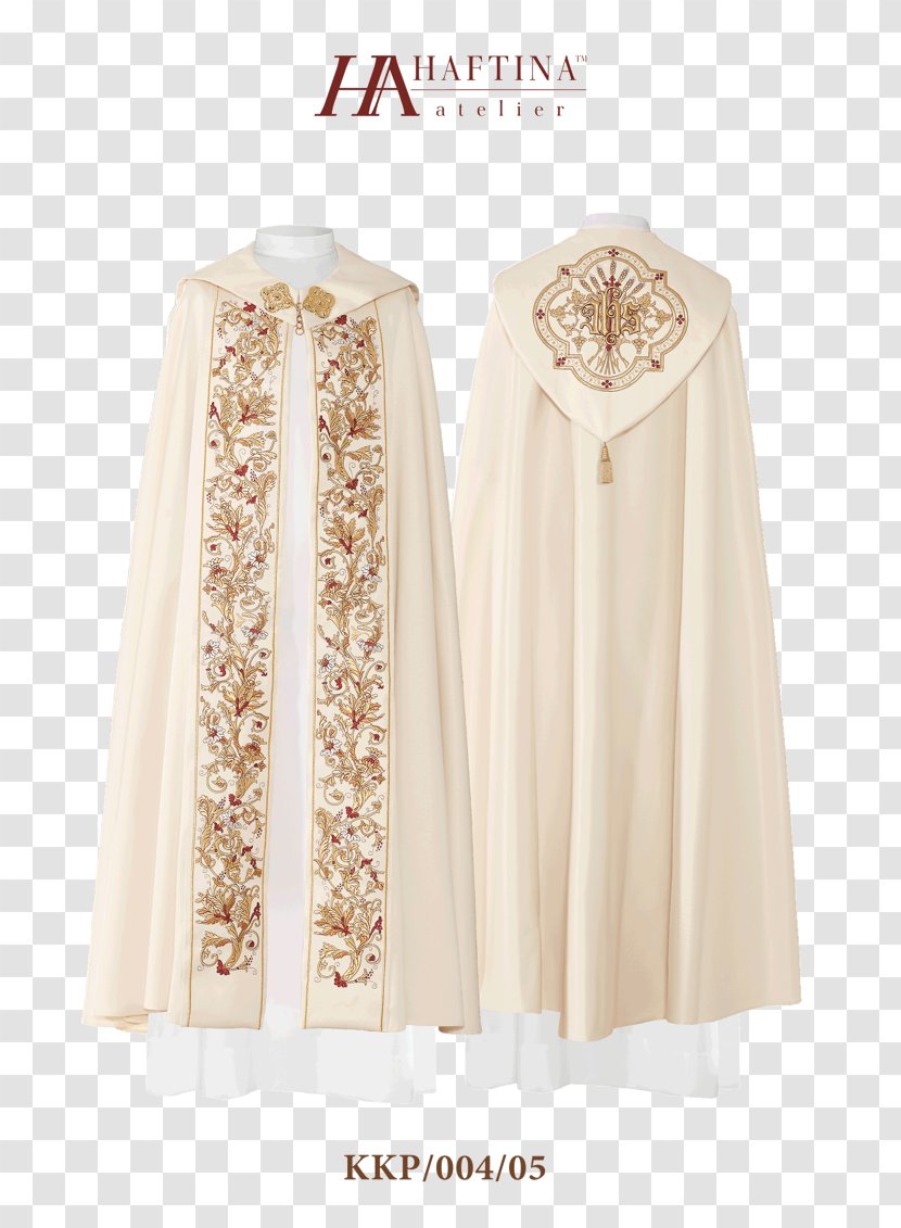 Cope Chasuble Liturgy Vestment Clothing - Haft - IHS Transparent PNG