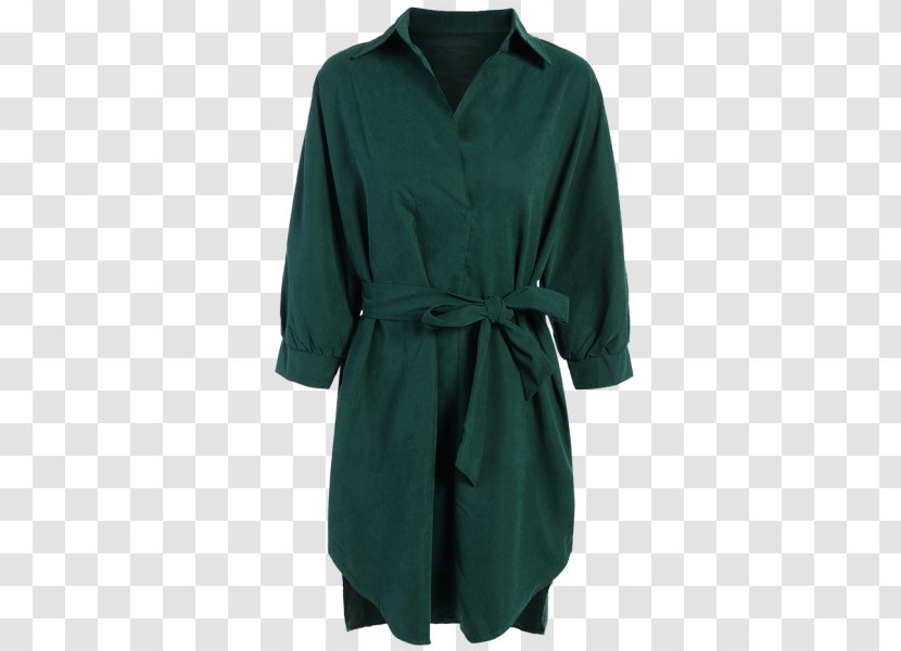 T-shirt Dress Coat Clothing Fashion - Work Uniforms For Women Long Transparent PNG